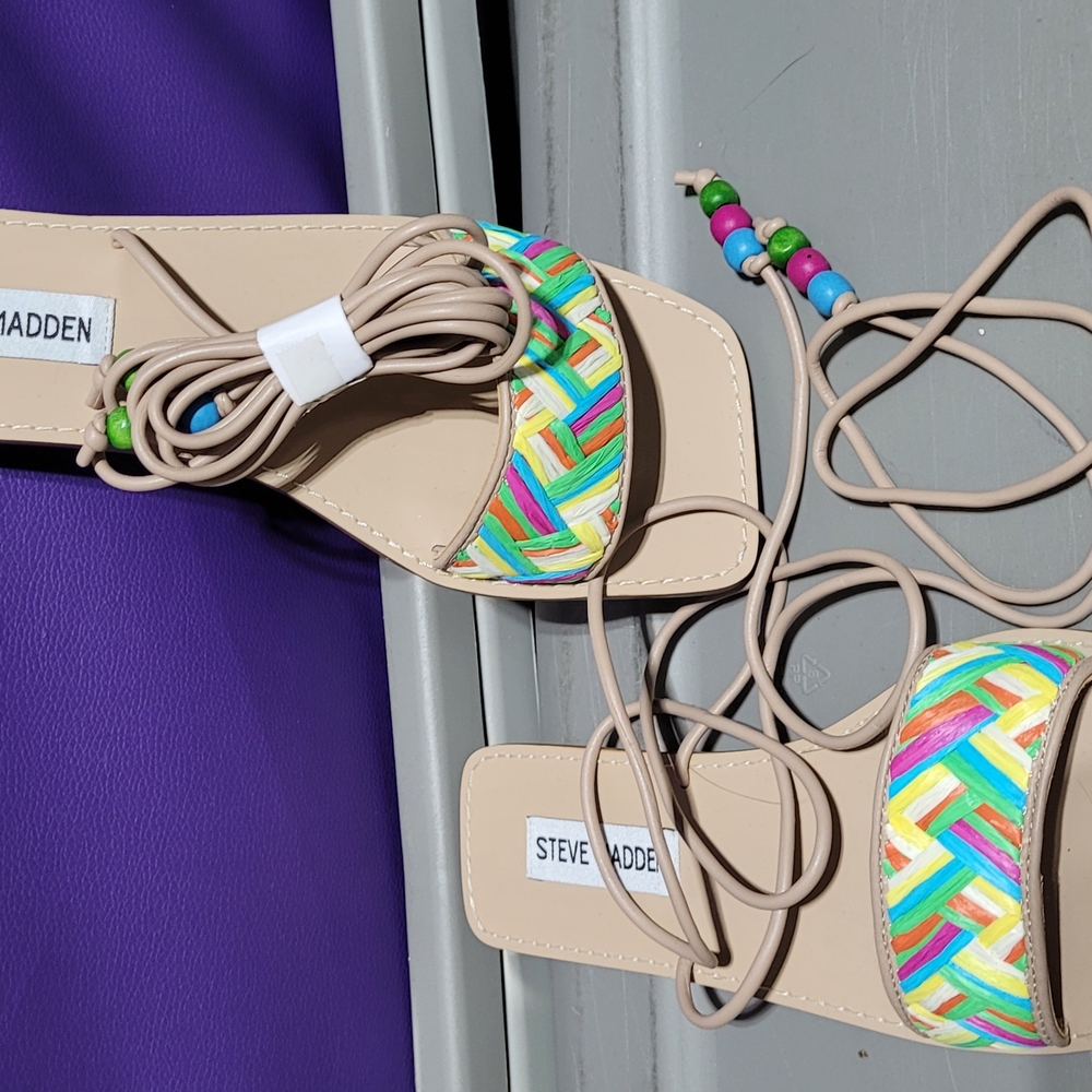 Steve Madden Multicolor Strappy Sandals